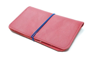 Wallet leather red