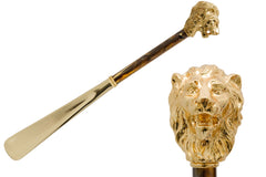 Gold Lion Shoe Horn