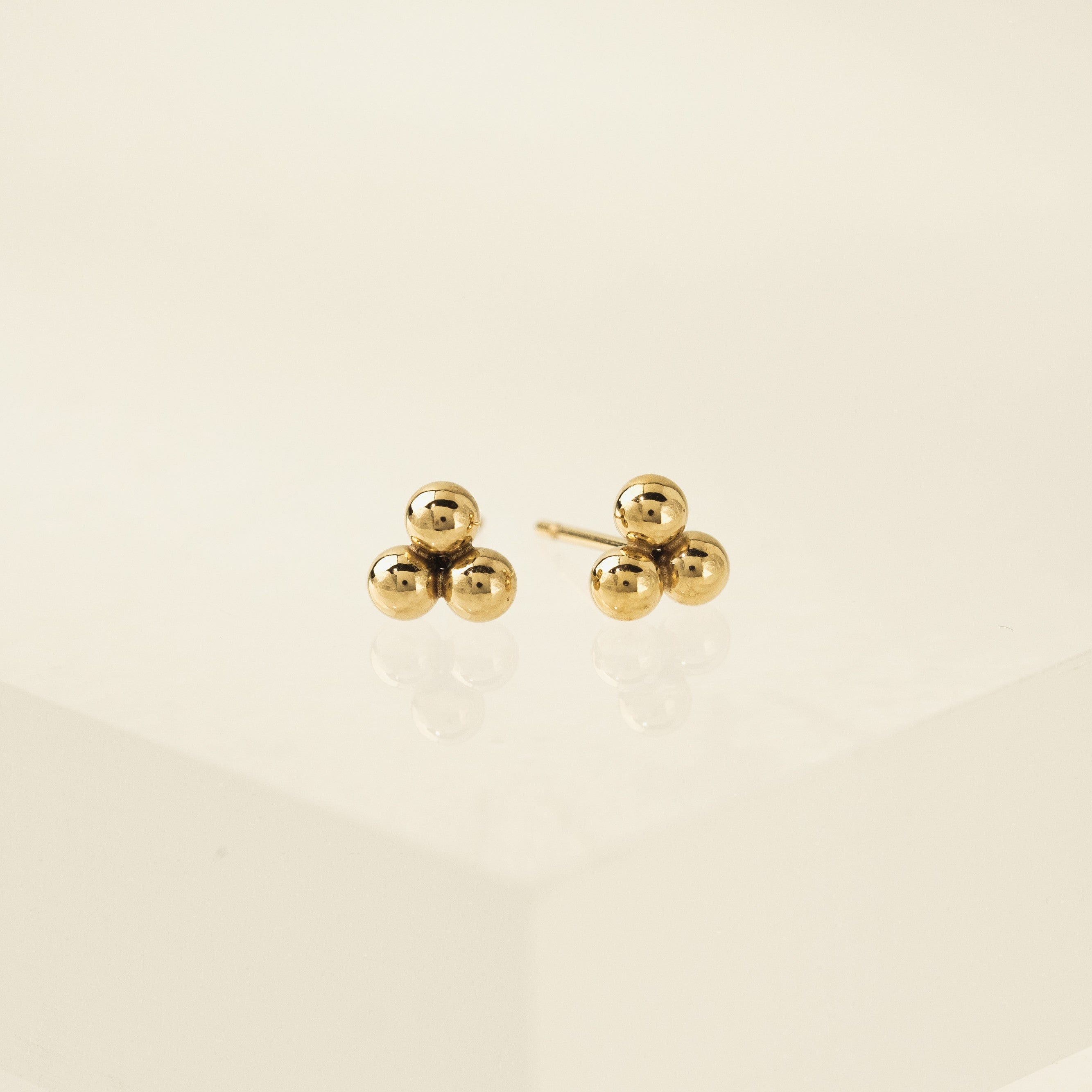 Image of Trio Gold-Filled Stud Earrings