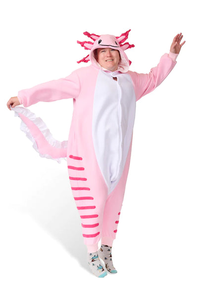 axolotl kigurumi onesie