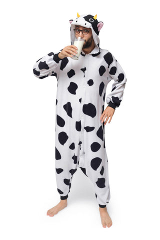 cow kigurumi onesie