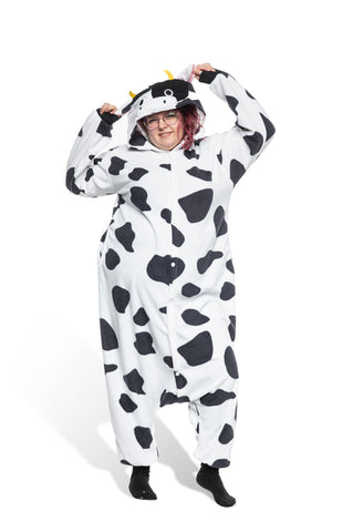 cow kigurumi onesie