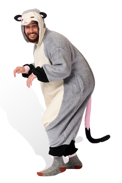 possum kigurumi onesie