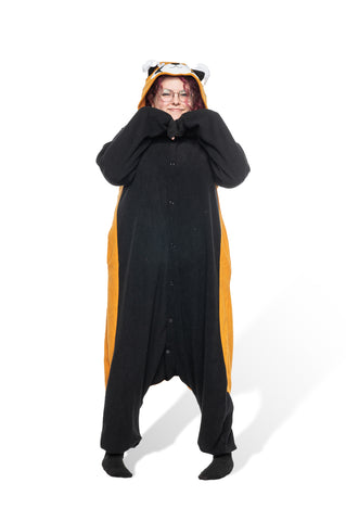 raccoon kigurumi onesie