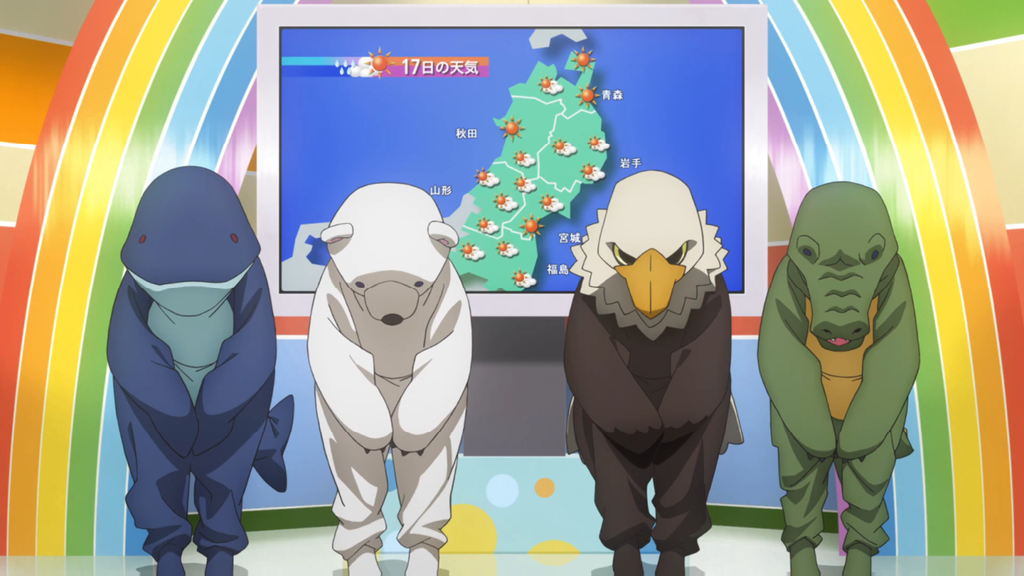 animal kigurumi saying thank you and goodbye