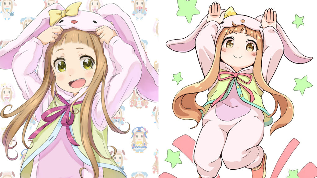Rabbit kigurumi cute anime post