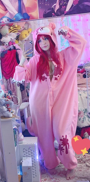pink bear kigurumi