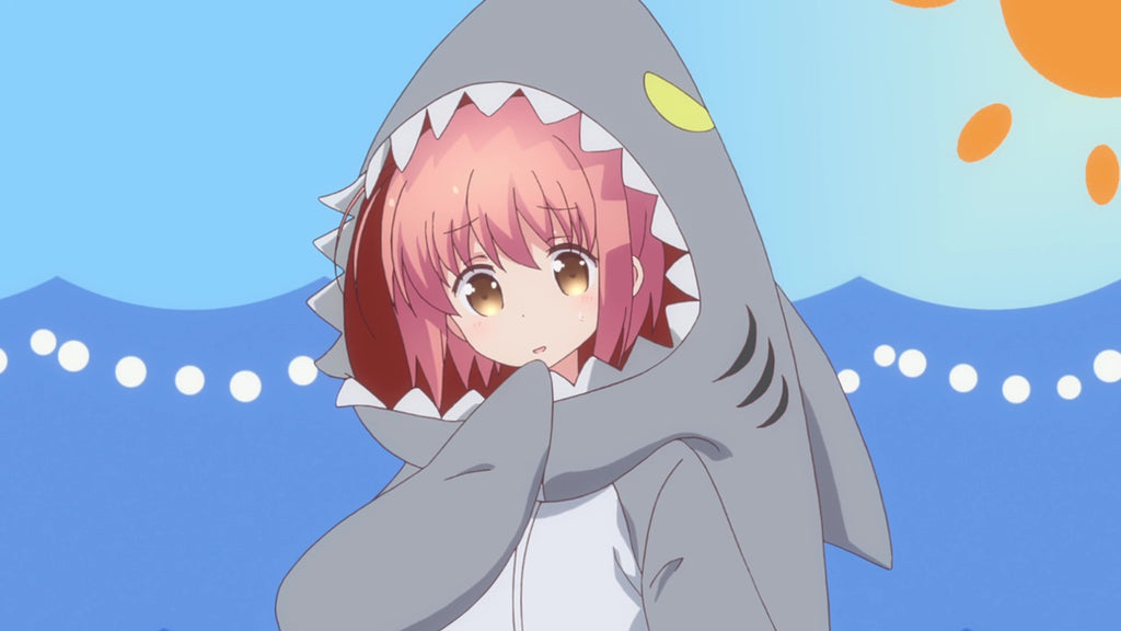 shark kigurumi getting upset