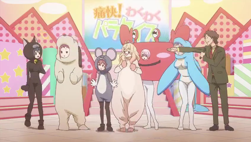 animal kigurumi hosting a show