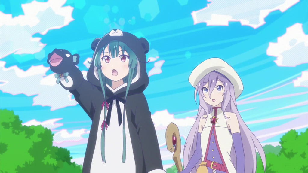 bear kigurumi pointing out the enemy