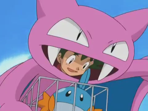 pokemon kigurumi saving a pokemon in a cage