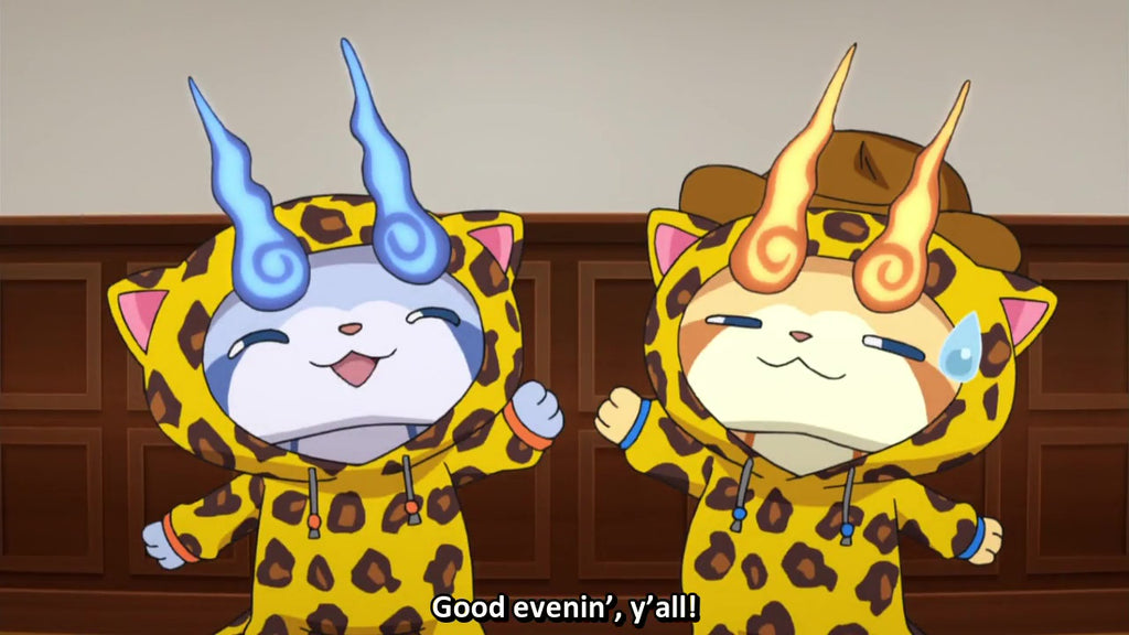 animal kigurumi saying good evening to everyone