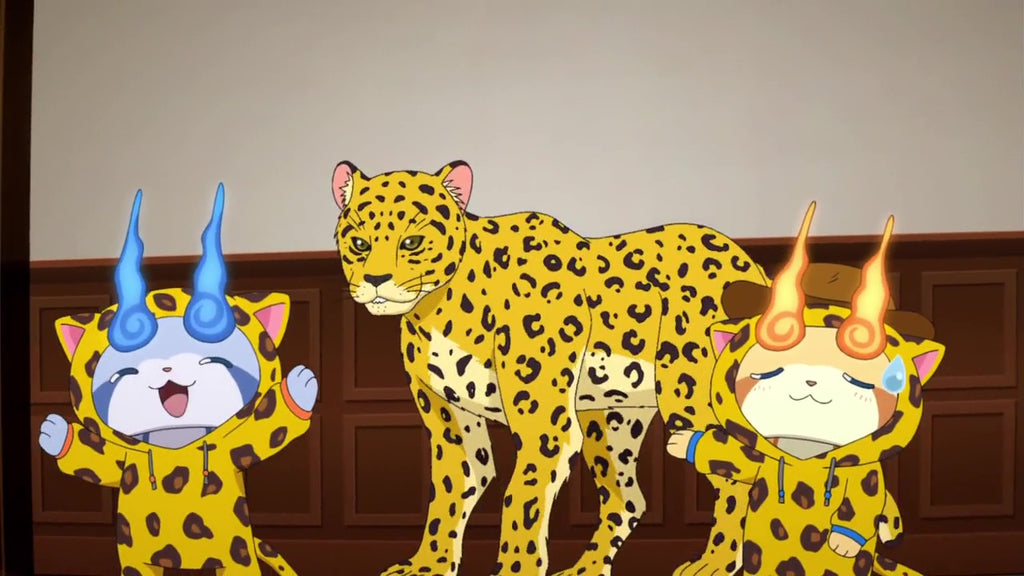 animal kigurumi with his leopard