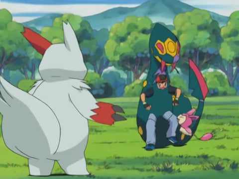 pokemon kigurumi having a fight