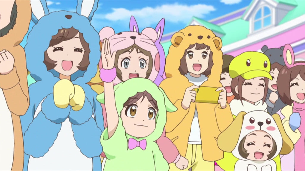 animal kigurumi cheering