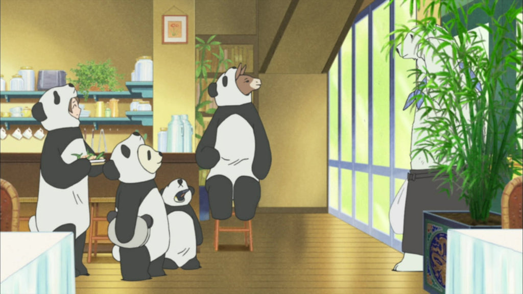 Panda kigurumi party
