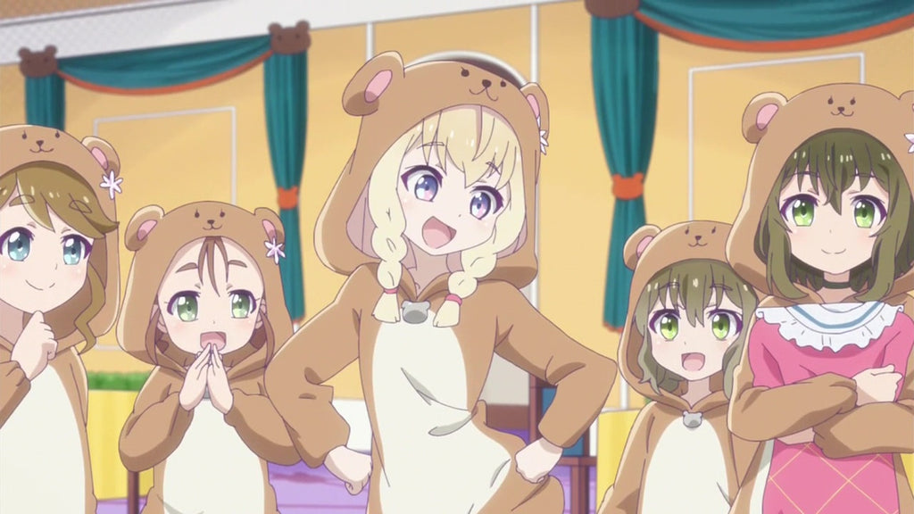 animal kigurumi showing off their outfit