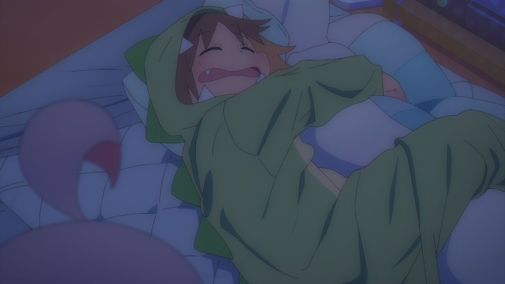 dinosaur kigurumi snore