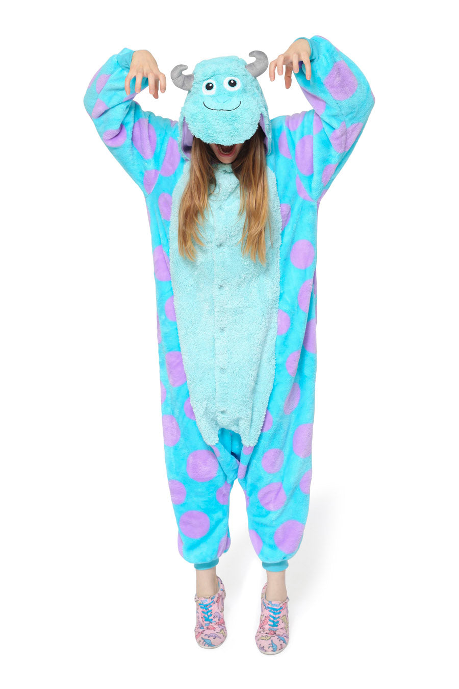 Sulley Kigurumi Adult Character Onesie Costume Pajama By Sazac