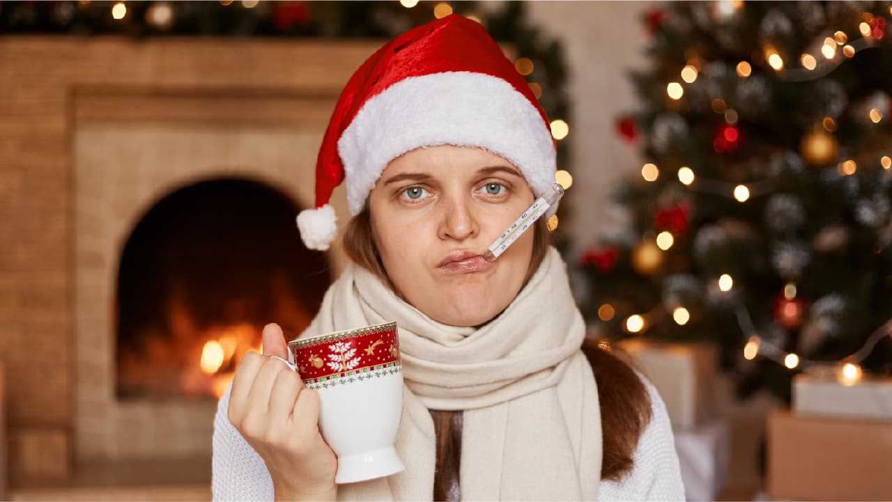 Why do we get ill during the holidays?