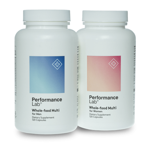 2 bottles of Performance Lab Multivitamin for men and women (vegan-friendly)