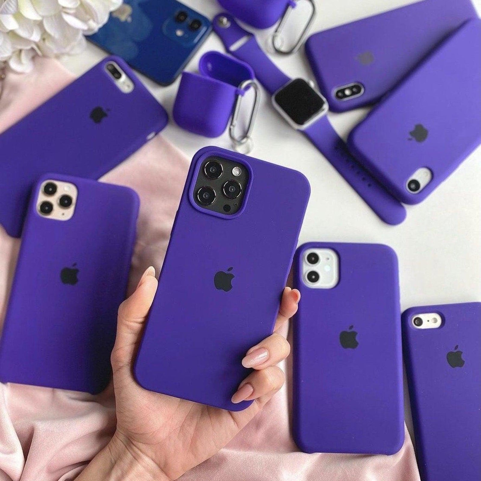 Apple Silicone Case Ultraviolet Anca's Store 