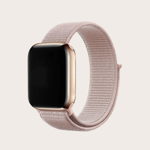 Curea Apple Watchband Nylon Pink Sand Anca's Store 