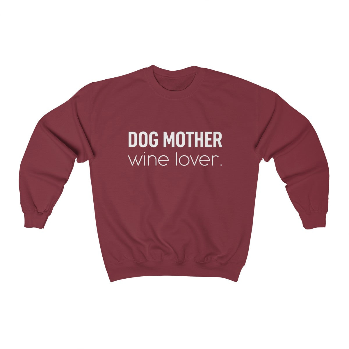 image for Dog Mother Wine Lover - Crewneck Sweatshirt