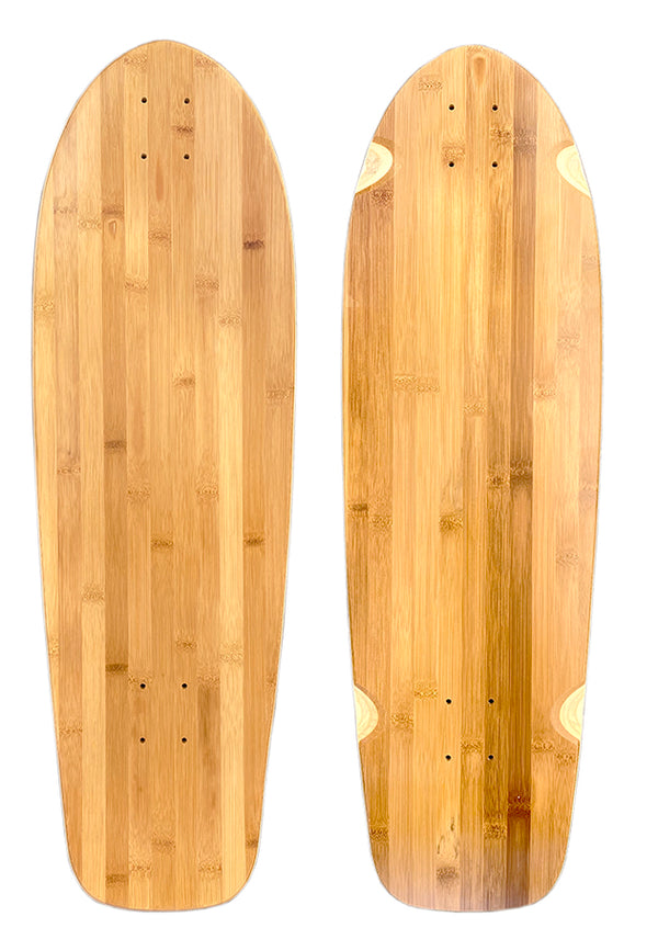 32in Bamboo Fiberglass AntiScratch Land Carver Surfing Skateboard