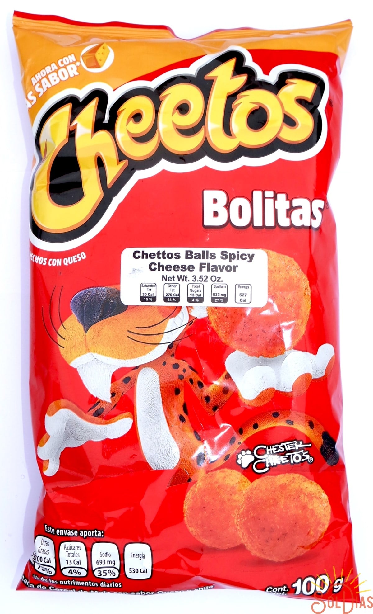 Cheetos Bolitas 110g | Mexican Chips | Sabritas Mexicanas | Sol Dias