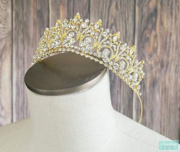 gold princess tiaras and crowns