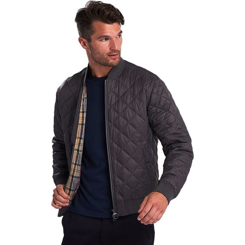 Barbour Herron Quilted Mens Jacket Olive – The Blue Collection