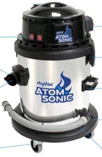 SkyVac Sonic Atom for gutter cleaning