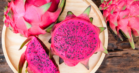 dragonfruit on a plate