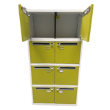Eight Person Lockers With Letter Slot-Grade A