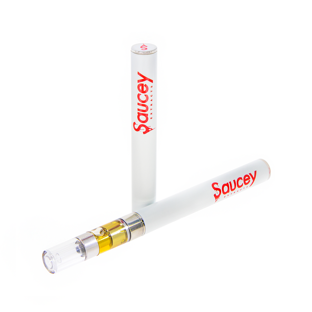 Saucey Extracts Battery White Limited Supply Saucey Farms Extracts