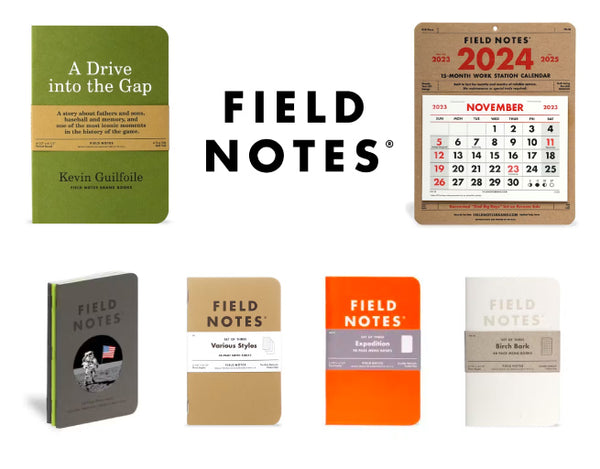 Field Notes assortment for Distil Union's Objective Design holiday Shop