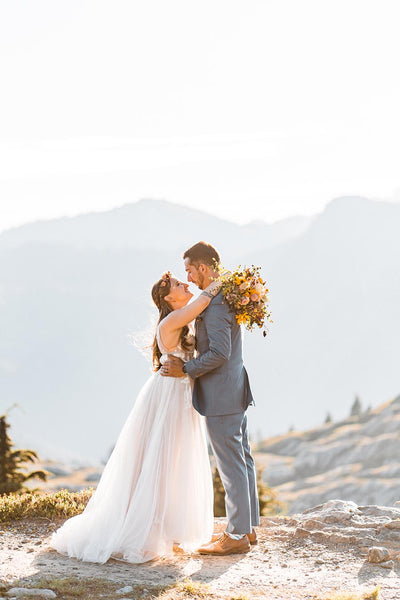 Mount Baker offers stunning views for these magical and intimate wedding celebrations.