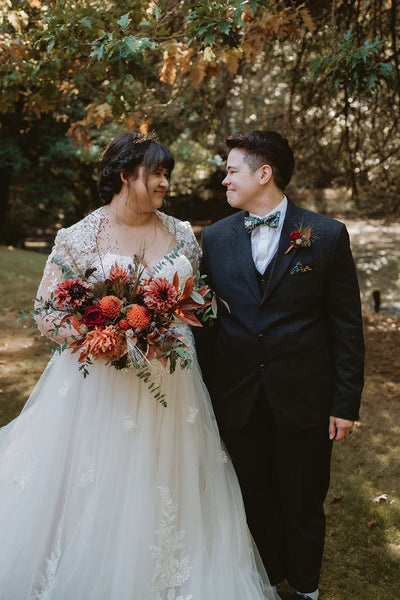 This beautiful couple had a vision that captured their personalities and character.