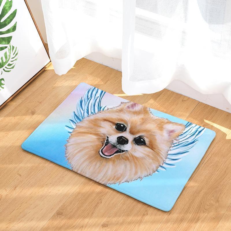 Angel Dog Door Mat Best Gift For Dog Lovers