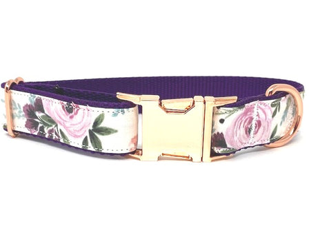 floral puppy collar