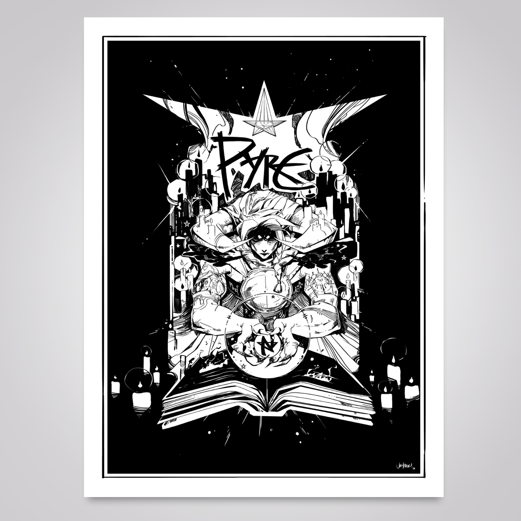 limited transistor run games Pyre Magicâ€™ (Signed â€˜Black Limited Art Edition Print