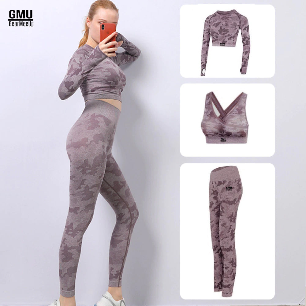 GearMeeUp Adapt Camo Seamless Fitness Set 3.0