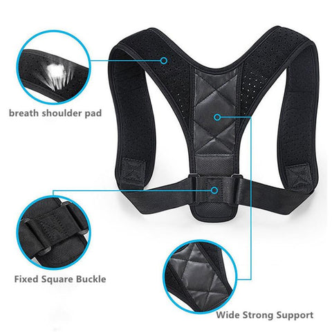 Adjustable Back Shoulder Posture Corrector – GearMeeUp
