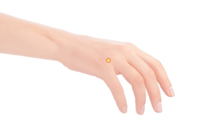 The acupressure point Zhong Zhu helps with pain and movement disorders of the arms.