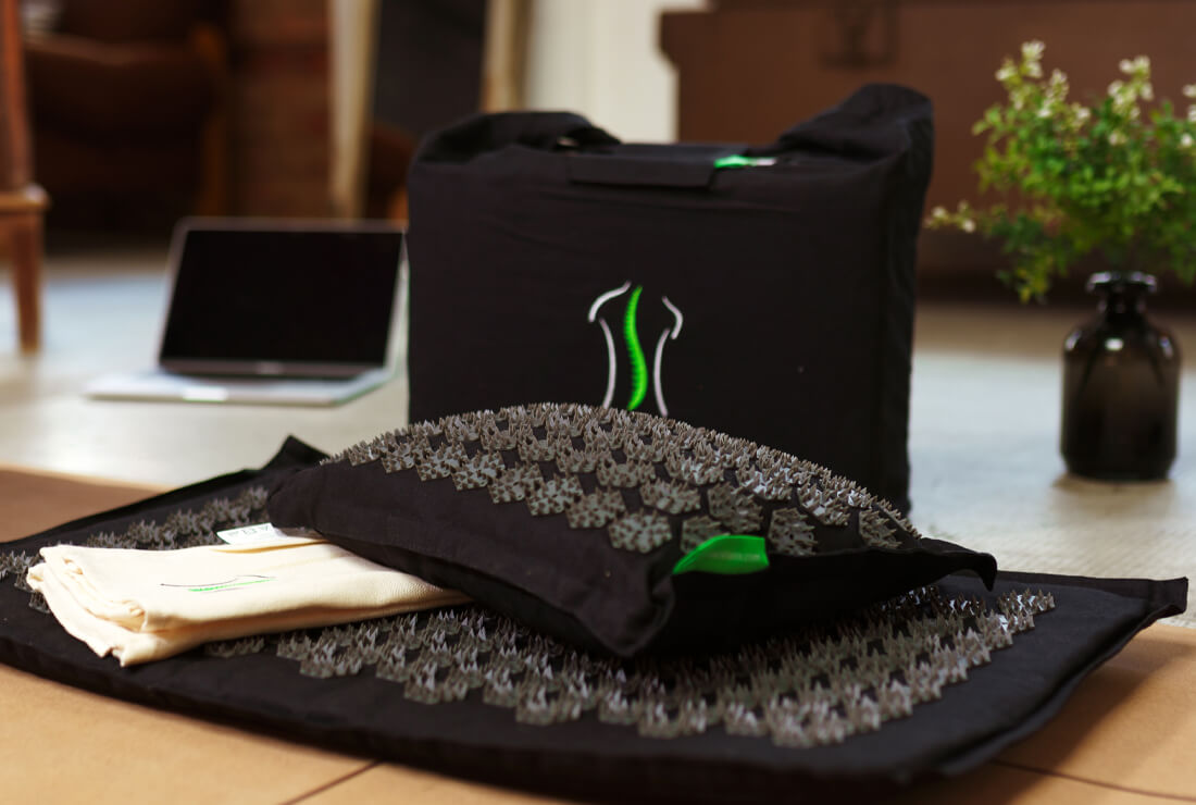 An acupuncture mat is versatile and can help with pain, tension and stress.