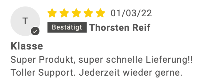 Kundenbewertung