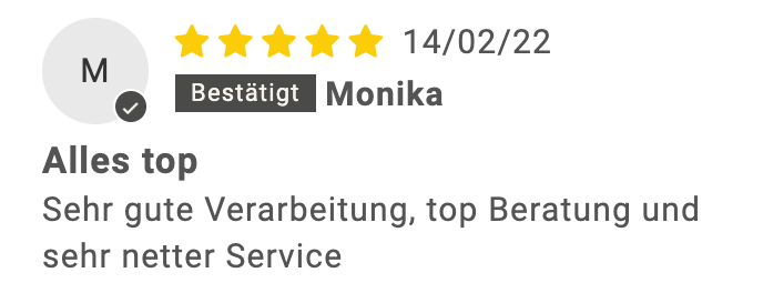 Kundenbewertung