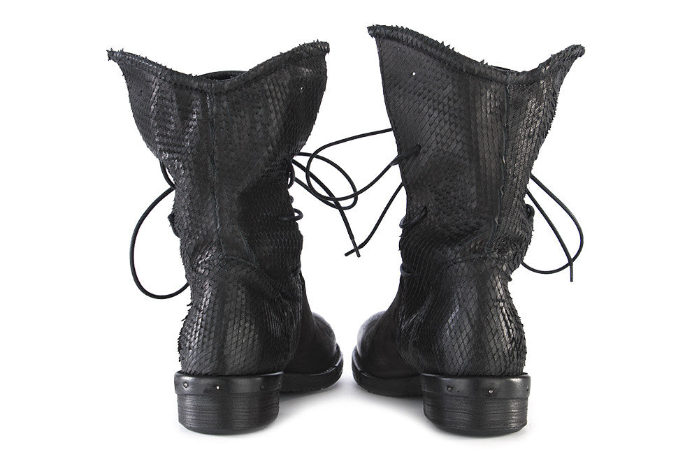 REP-KO | Lace-up boots black nubuck 