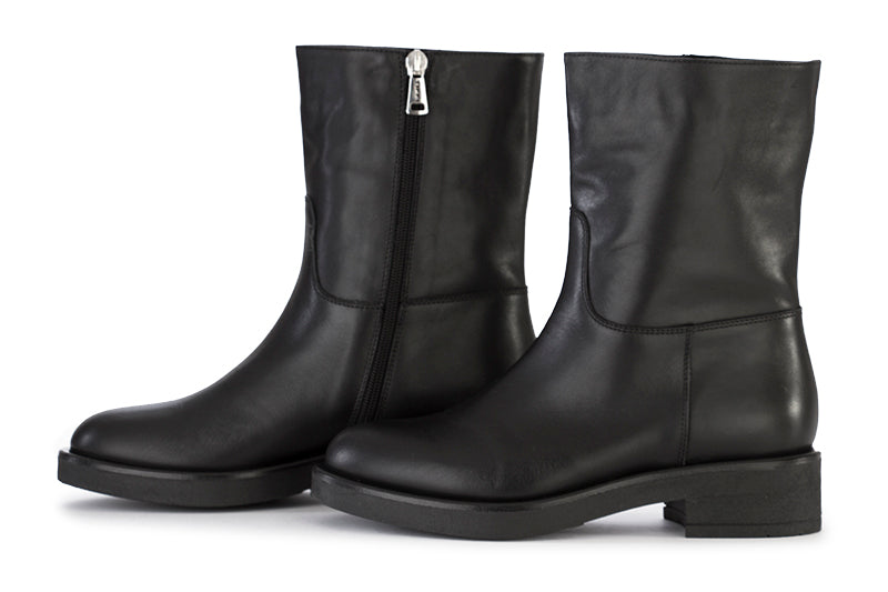 steenkool Vergelding het doel TIFFI | Boots black leather | MODEMOUR ♥